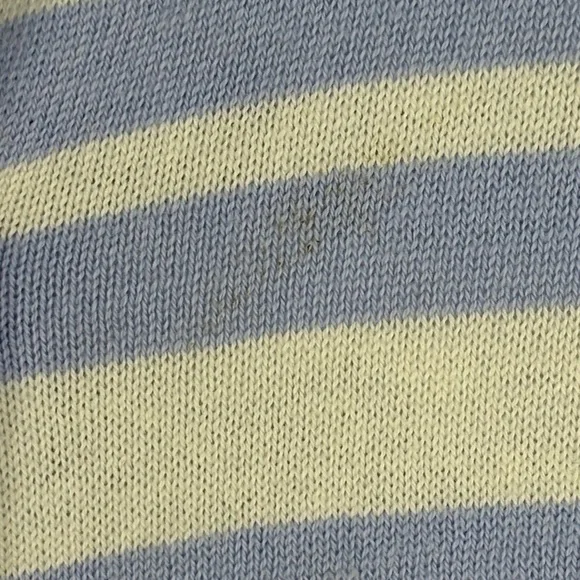 Lord & Taylor Womens Periwinkle Striped Button Up Cardigan X-Large Preppy - Picture 4 of 10
